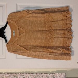 Maurices lace sweater tee